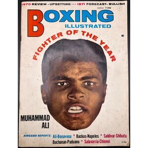 1971 Boxing Illustrated Muhammad Ali Magazine Greatest Cassius Clay Boxing